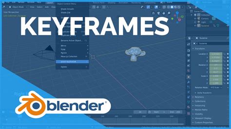 blender keyframe|how to insert keyframe in blender.